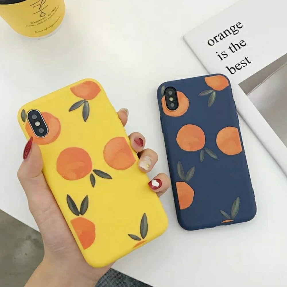 iPhone 7/8/Plus/X/XS❤️vintage Orange phone cases - Picture 3 of 5
